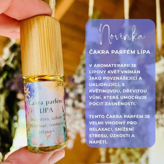 Přátelé, a je to konečně tady😇. Očekáváná novinka Čakra parfém LÍPA je nyní k mání na mém e shopu.🙏🌿 Esenciální olej z...